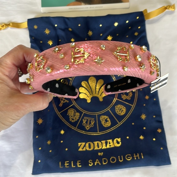 Lele Sadoughi Libra Alice Headband in Rose Gold Shiny Metallic NWT - Picture 8 of 14